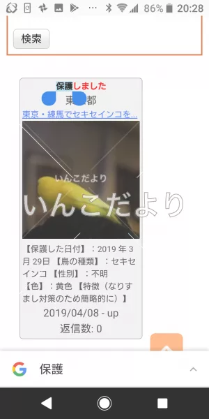 コメントの画像